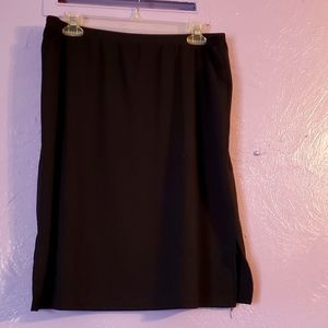 MIX IT size L elastic waist black skirt